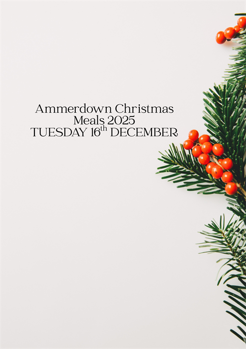 Ammerdown Christmas Meal Tuesday 16th December Ammerdown Christmas Meal Tuesday 16th December