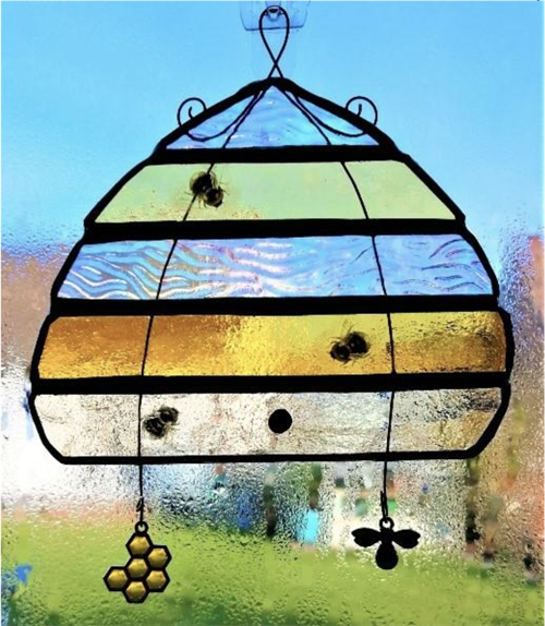 Stained Glass Bees Stained Glass Bees